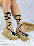 MUKILA Womens Platform Wedges Sandals Classic ALEXANDRA