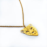 MUKILA Gold Chain with Cat Face