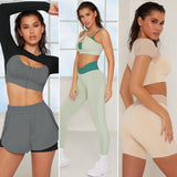NEW Seamless Yoga Set Women Workout Set Sportswear Fitness Clothes for Women Clothing Gym Leggings Sport Suit Free Mix and Match