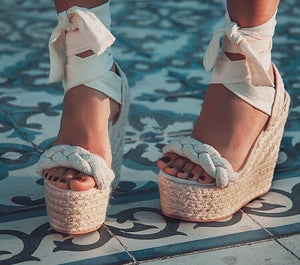 MUKILA Womens Platform Wedges Sandals Classic SANTA MANUELA
